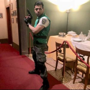 Francesco Franchina Chris Redfield da Resident Evil